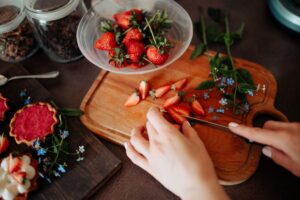 60-Second Strawberry Chocolate Chip Soy Yogurt Bowl Recipe - Featured image